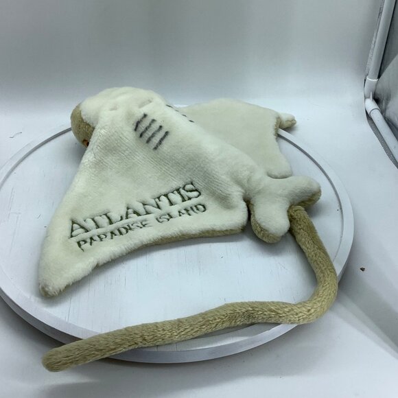 Atlantis Paradise Island Stingray Manta Ray Plush Stuffed Animal Tan Toy 21" - Picture 3 of 4